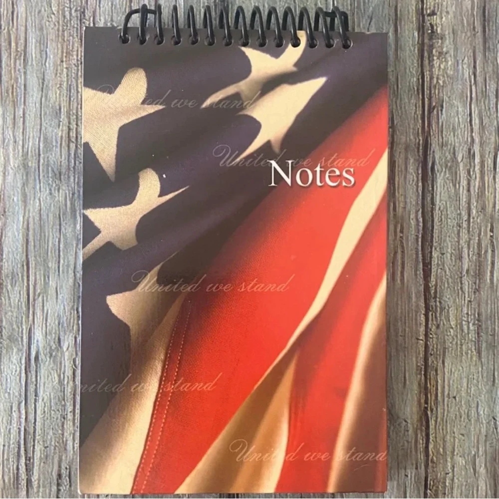 💞 “United We Stand” Flag Note Pad